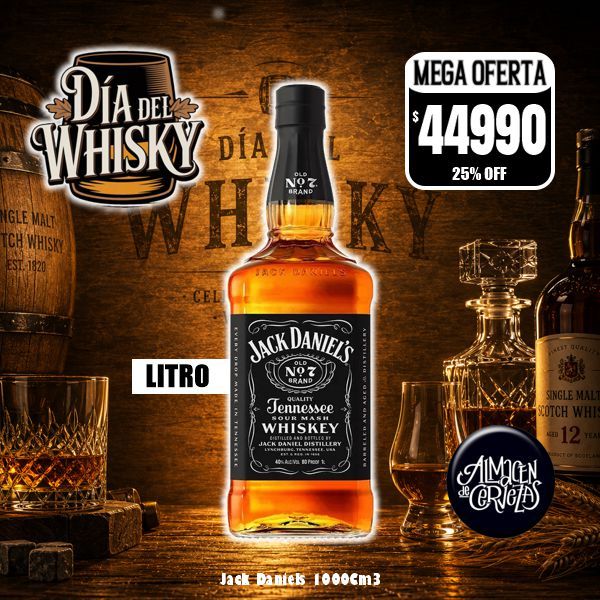 Día del Whisky - Jack Daniel´s LITRO