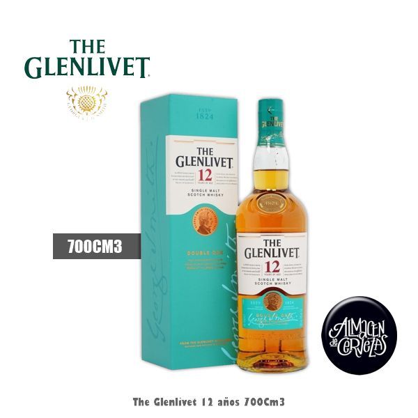 Glenlivet 12 años 700Cm3 con estuche.