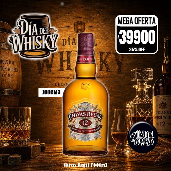 Día del Whisky - Chivas Regal 12 años 700Cm3