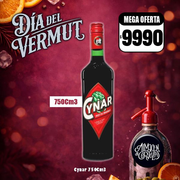 Dia del Vermut - Cynar 750Cm3