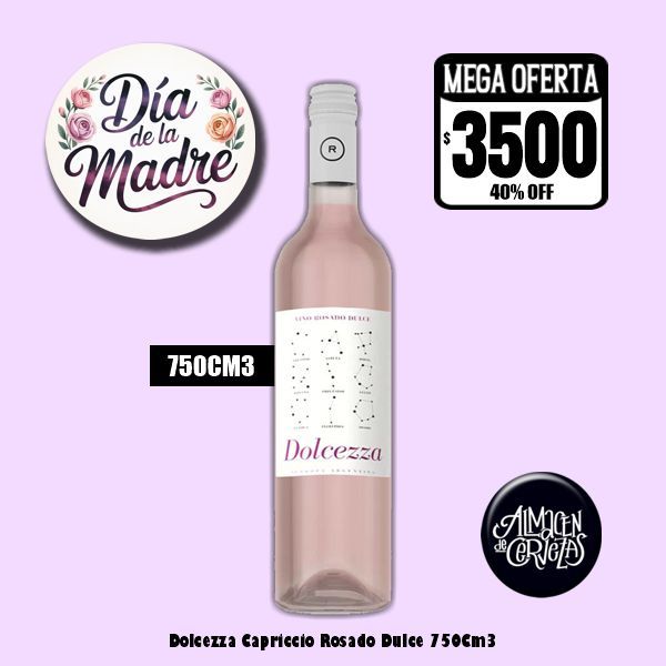 Dia de la Madre - Capriccio Dolcezza Rosado 750Cm3.