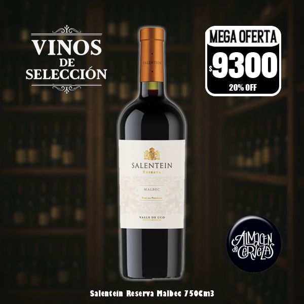 VINOS DE SELECCION - Salentein Reserva Malbec 750Cm3