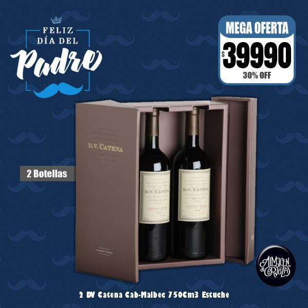 DIA DEL PADRE - 2 DV Catena Cabernet Malbec 700Cm3 Estuche