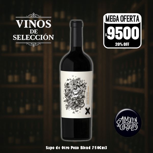 VINOS DE SELECCION - Sapo de Otro Pozo Blend de tintas 750Cm3