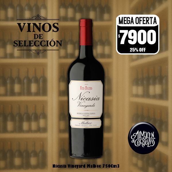 VINOS DE SELECCION - Nicasia Blend Red Malbec 750Cm3