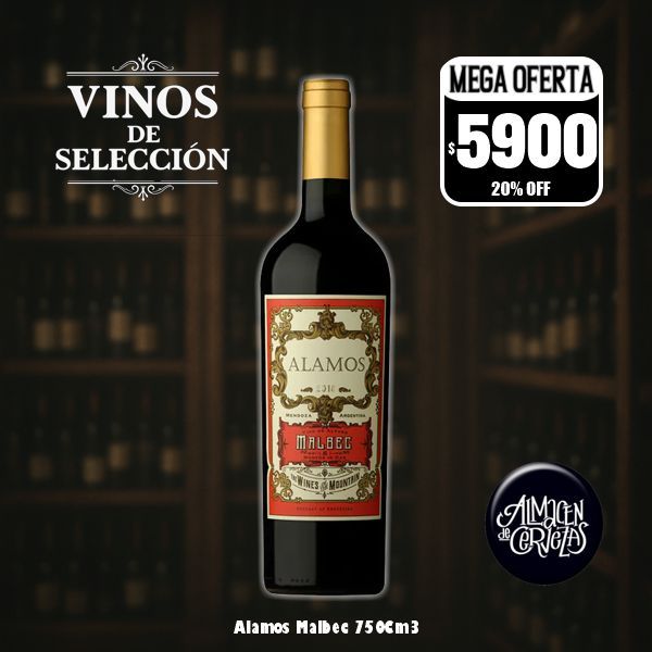 VINOS DE SELECCION - Alamos Malbec 750Cm3