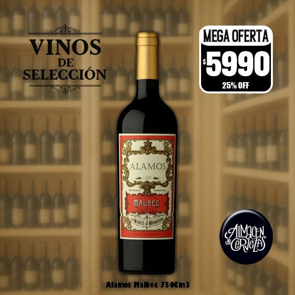 VINOS DE SELECCION - Alamos Malbec 750Cm3