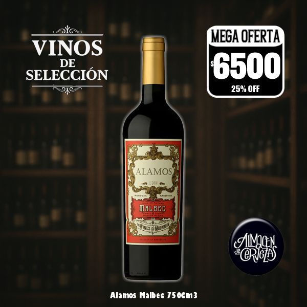 VINOS DE SELECCION - Alamos Malbec 750Cm3