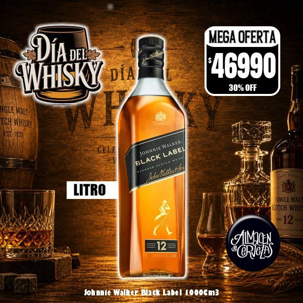 Día del Whisky - Johnnie Walker Black Label 1000Cm3
