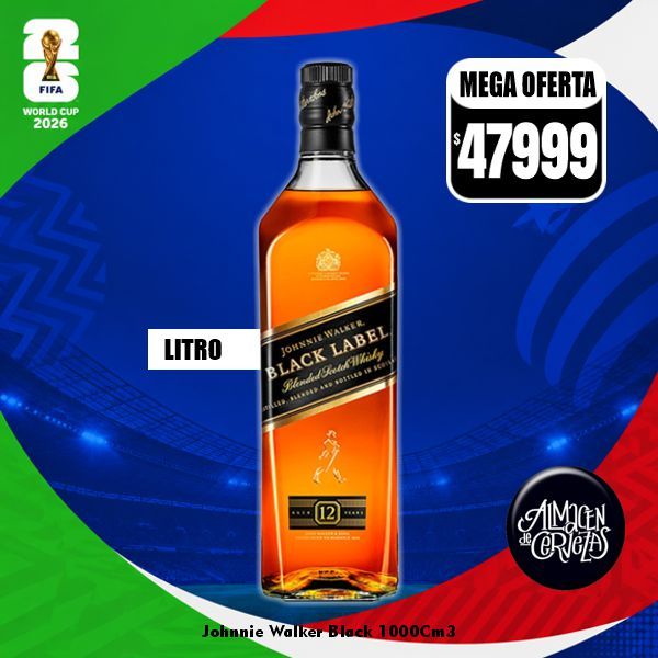 Word Cup 2026 - Johnnie Walker Black Label 1000Cm3