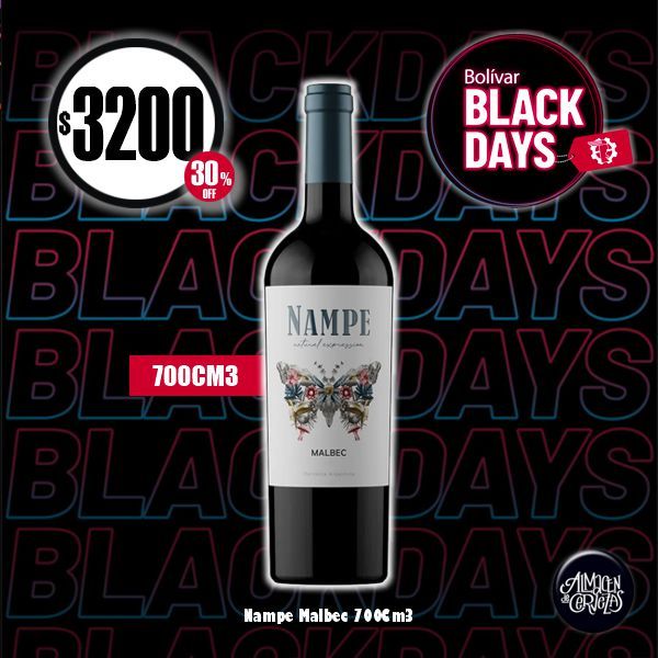 BLACKS DAYS - Nampe Malbec 750Cm3
