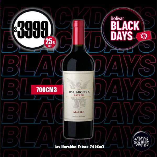 BLACK DAYS - Los Haroldos Estate Malbec 750Cm3