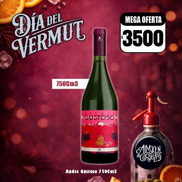Día del Vermut - Andes Gustoso 700Cm3