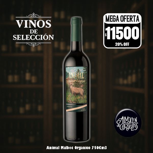 VINOS DE SELECCION - Animal Malbec 750Cm3