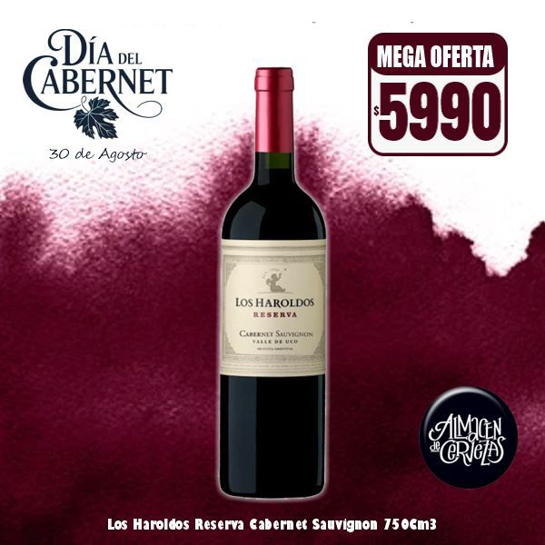 Dia del Cabernet - Los Haroldos Reserva Cabernet Sauvignon 750Cm3