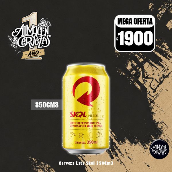 1er Aniversario - Skol Lata 350Cm3