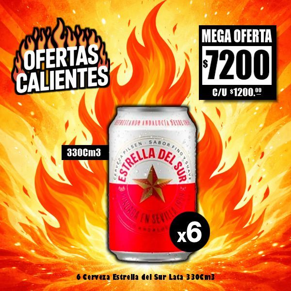 OFERTAS CALIENTES - 6 Estrella del Sur 330Cm3
