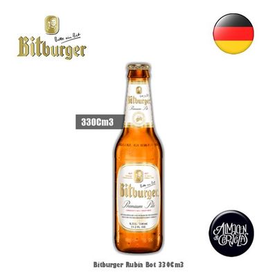 Bitburger rubia botella 330Cm3
