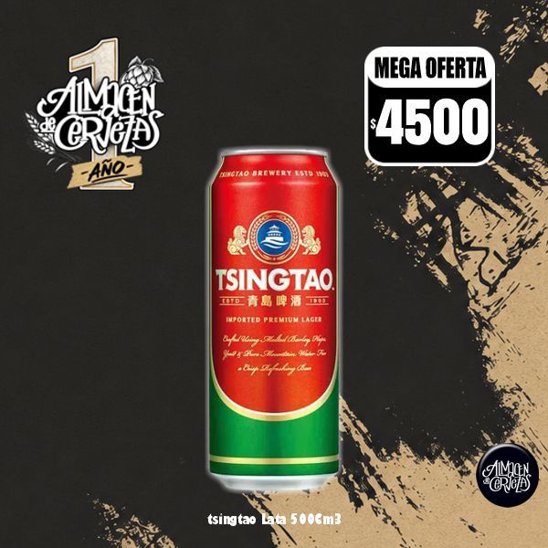 1er Aniversario - Tsingtao Lata 500Cm3