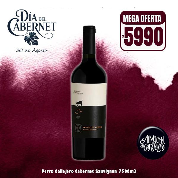 Dia del Cabernet - Perro Callejero Cabernet Souvignon 750Cm3​