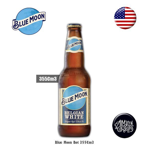 Blue Moon​ botella 355Cm3