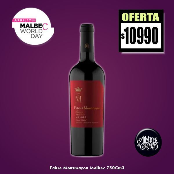 DIA DEL MALBEC - Fabre Montmayou Reserva Malbec​ 750Cm3