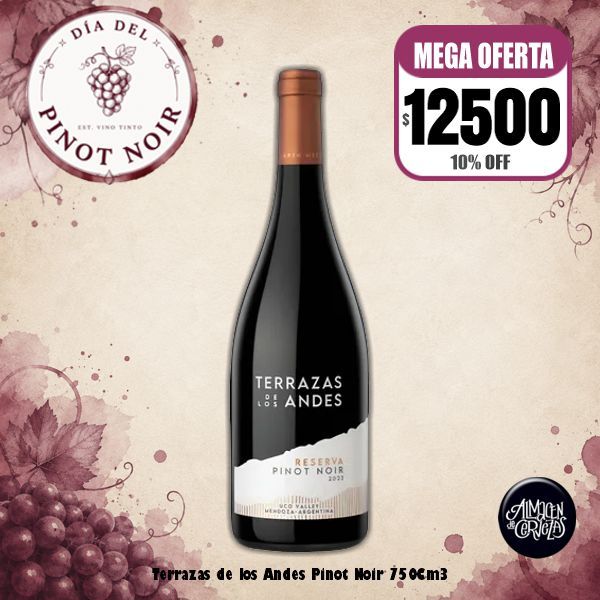 Día del Pinot Noir -  Terrazas Reserva Pinot Noir 750m3