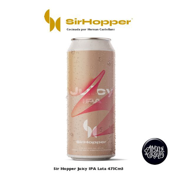 Sir Hopper Juicy NEA IPA Lata 473Cm3