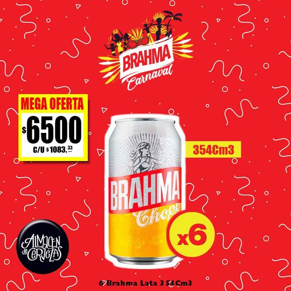 CARNAVAL - 6 Brahma Lata 354 Cm3