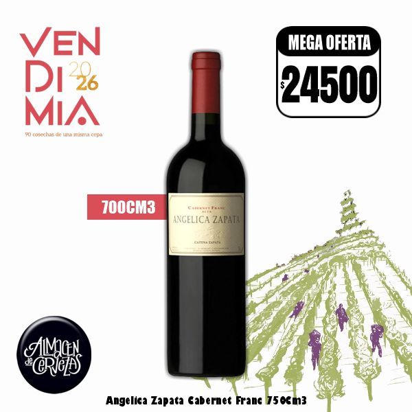 VENDIMIA 26 - Angelica Zapata Cabernet Franc 750Cm3​