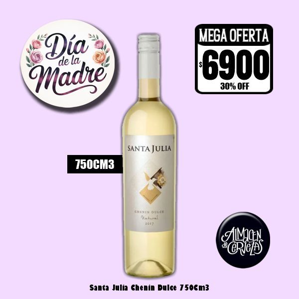 Dia de la Madre - Santa Julia Blanco Dulce 750Cm3