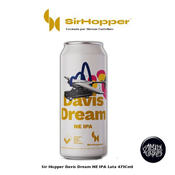 Sir Hopper Davis Dreams NE IPA Lata 473Cm3