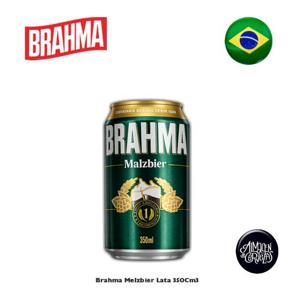 Brahma Malzbier Lata 350Cm3