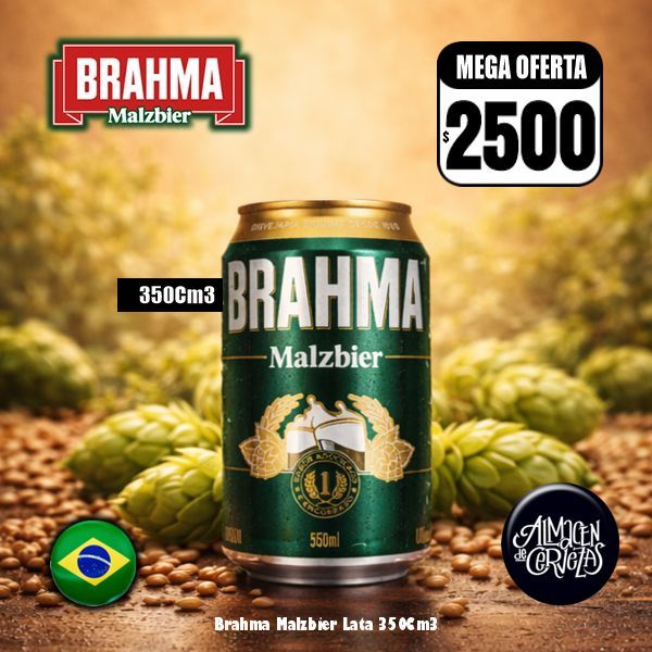 LANZAMIENTO - Brahma Malzbier Lata 350Cm3