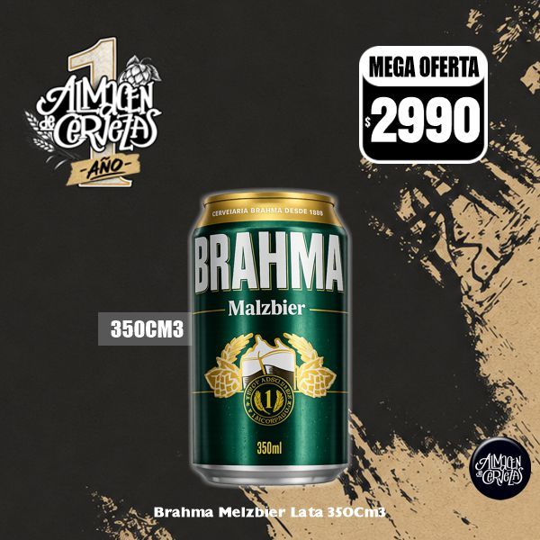1er Aniversario - Brahma Malzbier Lata 350Cm3