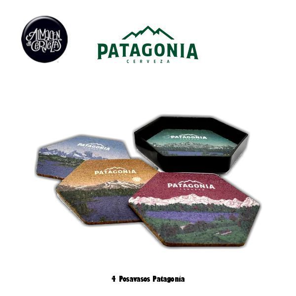 4 Posa Vasos Patagonia