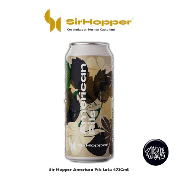 SirHopper American Pils Lata 473Cm3.