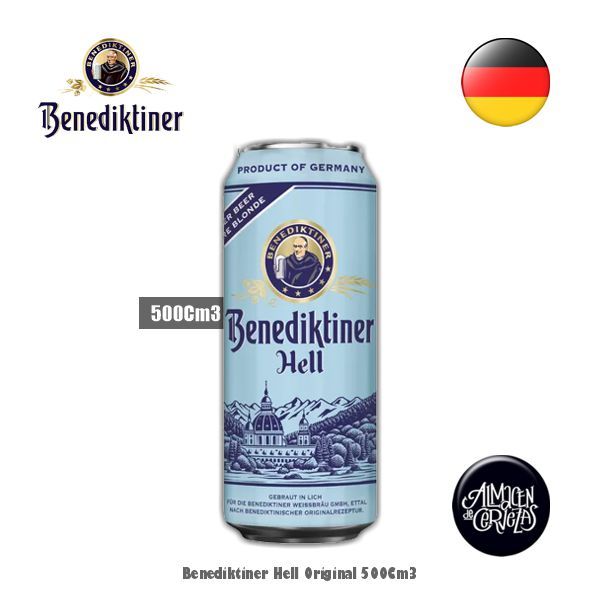 Benediktiner Hell Lata 500Cm3