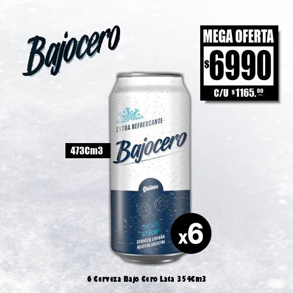 6 Bajo Cero Lata 473Cm3