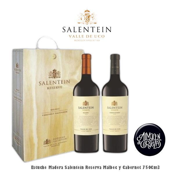 Estuche Madera Salentein (2 Bot)