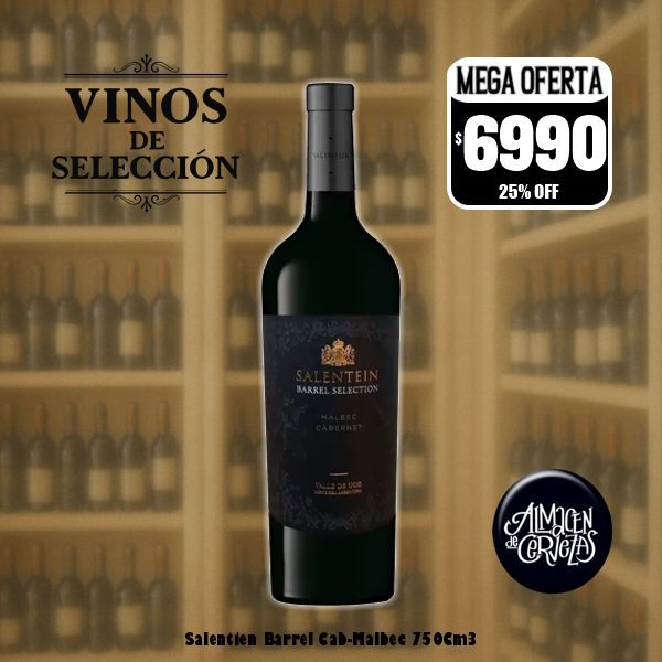VINOS DE SELECCION - Salentien Barrel Selection Malbec Cabernet 750Cm3