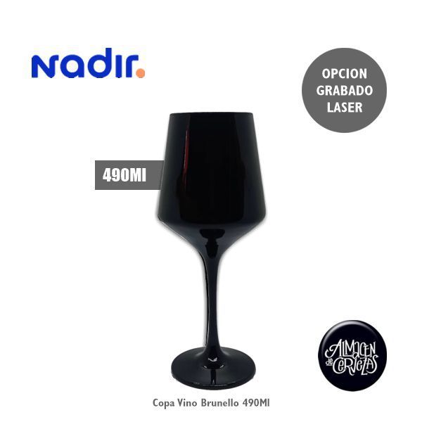 Copa Brunello Negra 490Ml