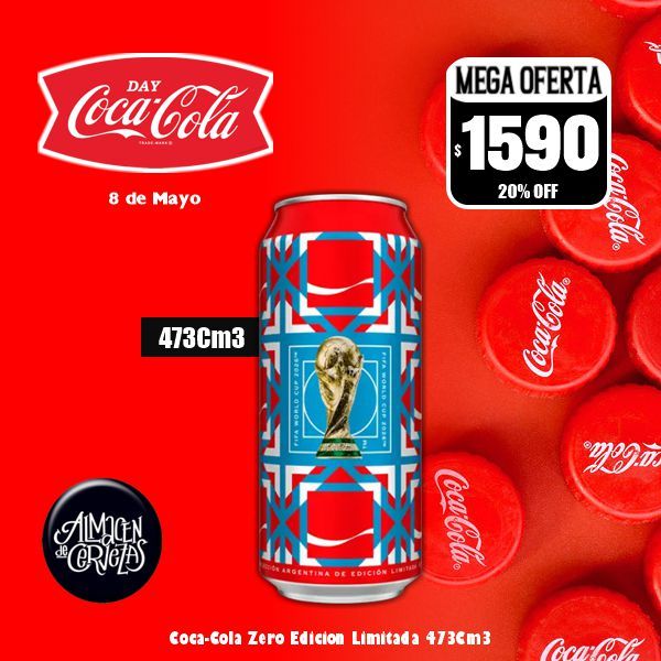 ​Coca Cola DAY - Coca Cola Zero 473Cm3