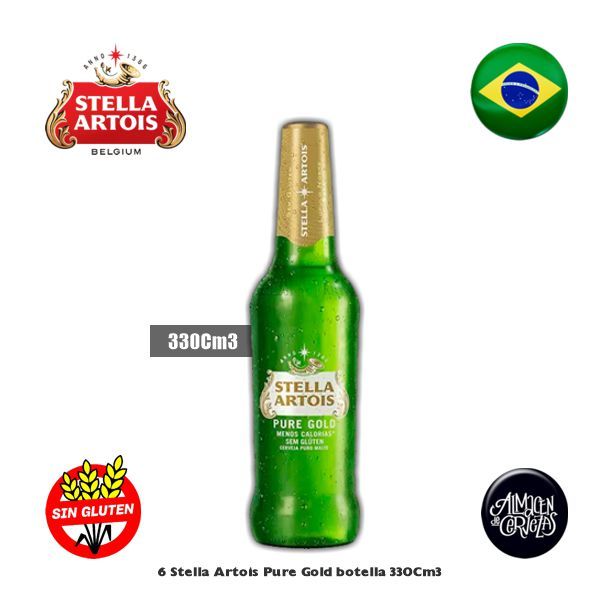 Stella Artois Pure Gold 330Cm3 Sin Gluten