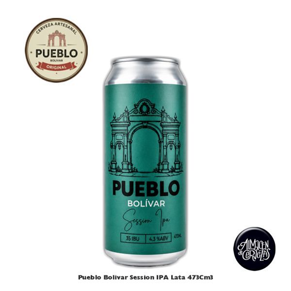 Pueblo Bolívar Session IPA Lata 473Cm3