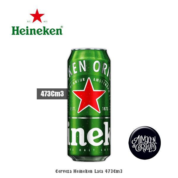 Heineken lata 473Cm3