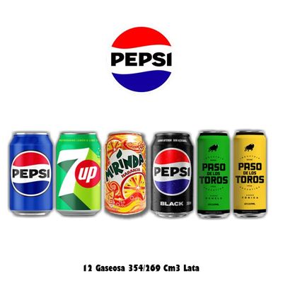 24 Gaseosa Lata 354/269Cm3