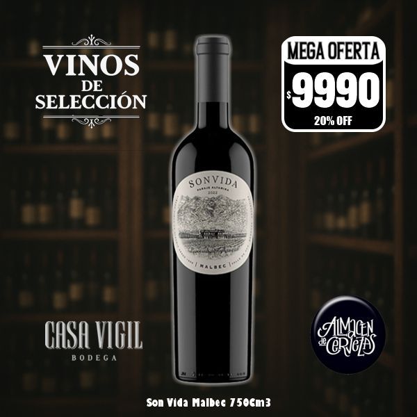 VINOS DE SELECCION - Son Vida Malbec 750Cm3