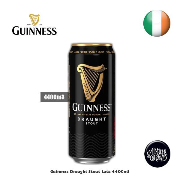 Guinness Lata Draught 440Cm3