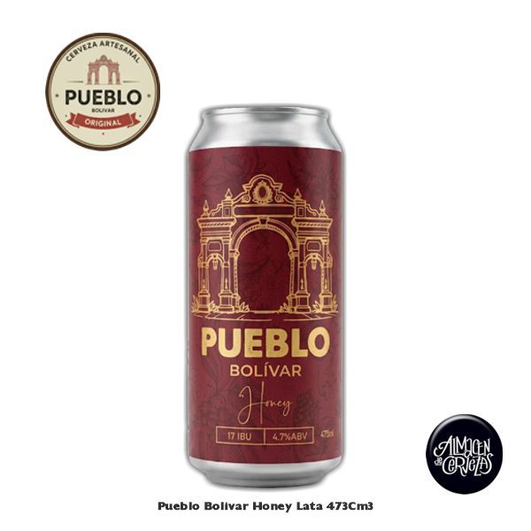 Pueblo Bolívar Honey Lata 473Cm3